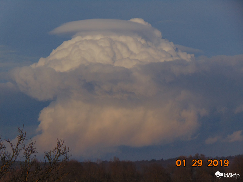 A domborzat hatása télen. Csodás :)