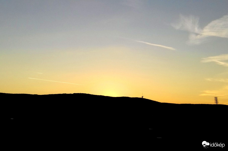 Novemberi napnyugta Sopronban