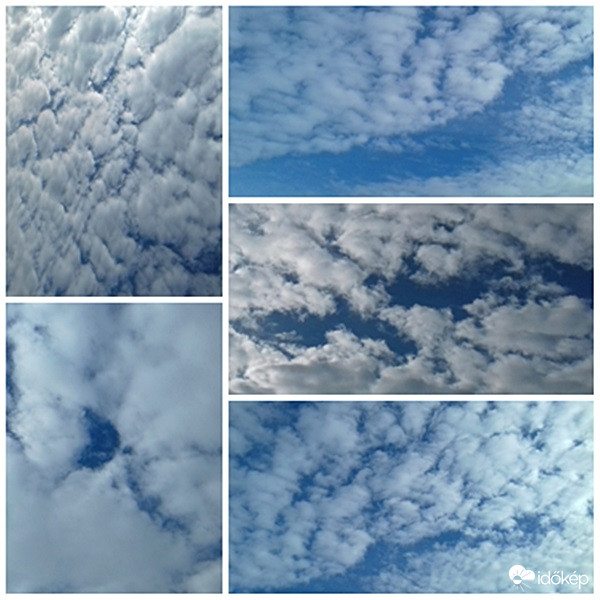 Mai délelőtti változatos égképek 