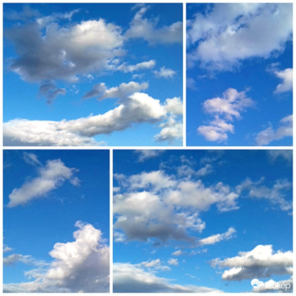 Gomolyfelhő változatok délután 2. :)