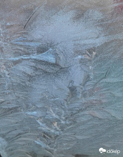 Jégrajzolta ablakdísz 3.