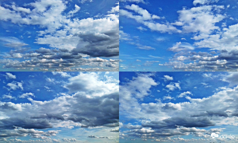 Változatos délutáni felhőzet két nappal ezelőtt :)