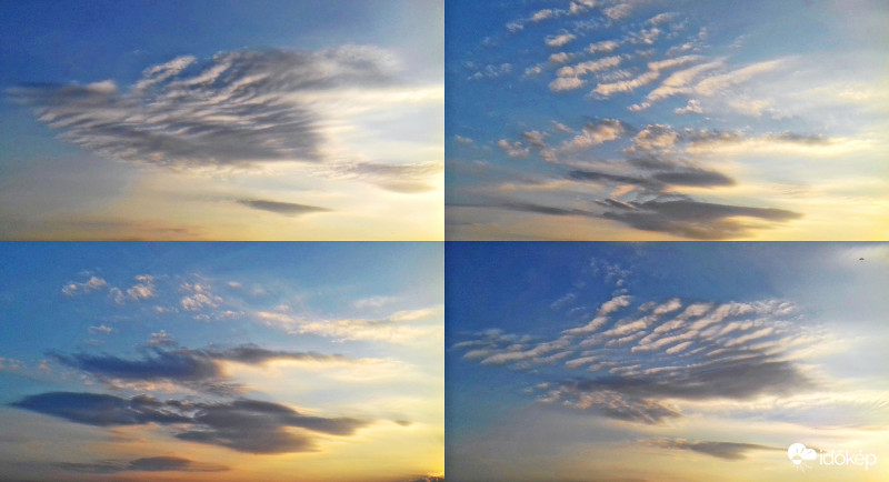 Alkonyati felhőformációk :)