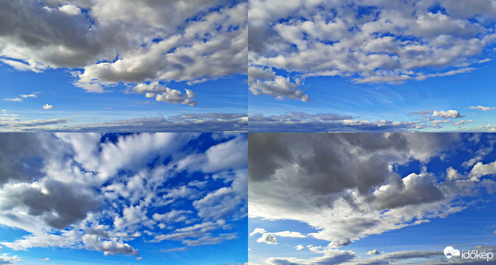 Felhőformációk, mikor végre felszakadozott a felhőzet :)