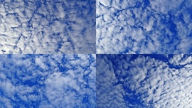 Altocumulusos égképek október második felében :)