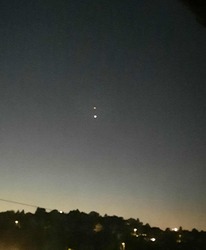 Vénusz és Jupiter