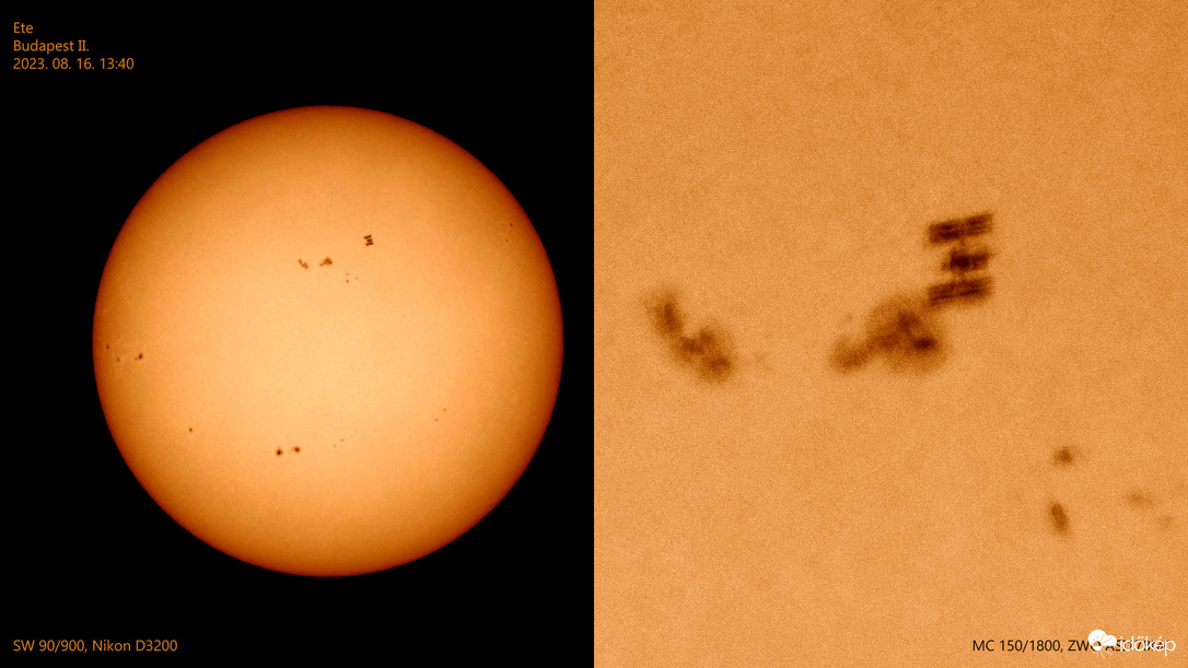 ISS - Nap tranzit a 3403-as napfoltcsoport előtt