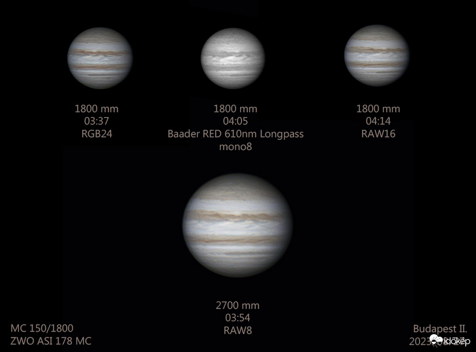 Ma hajnali Jupiter - variációk