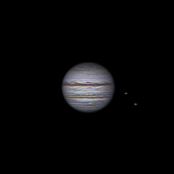 Jupiter, Io, Ganymede