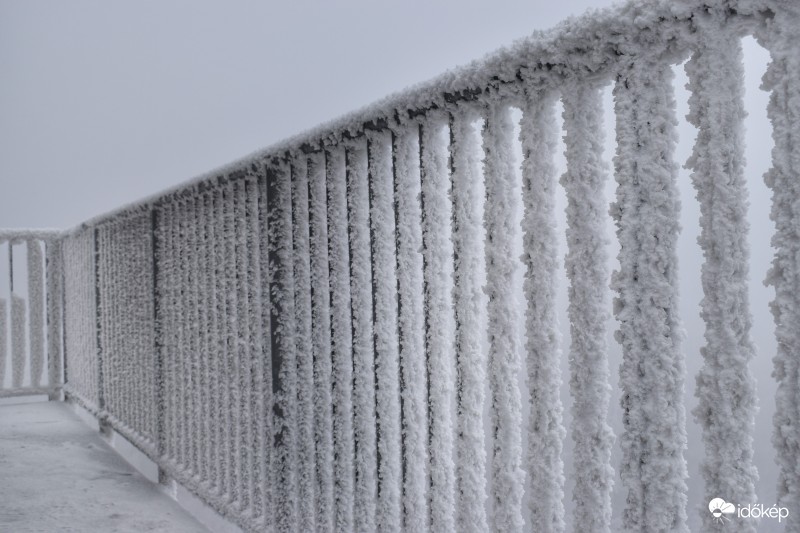 Havas, zúzmarás táj az Írott-kőről 2017.02.11.