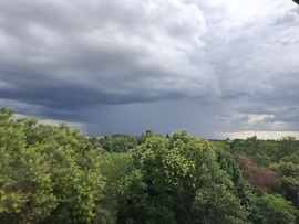 Zivatar Győr mellett