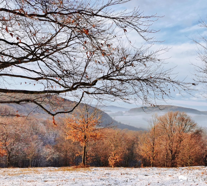 Bakonyi téli táj.