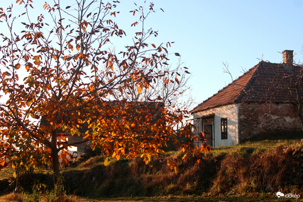 Naplemente a hegyen!