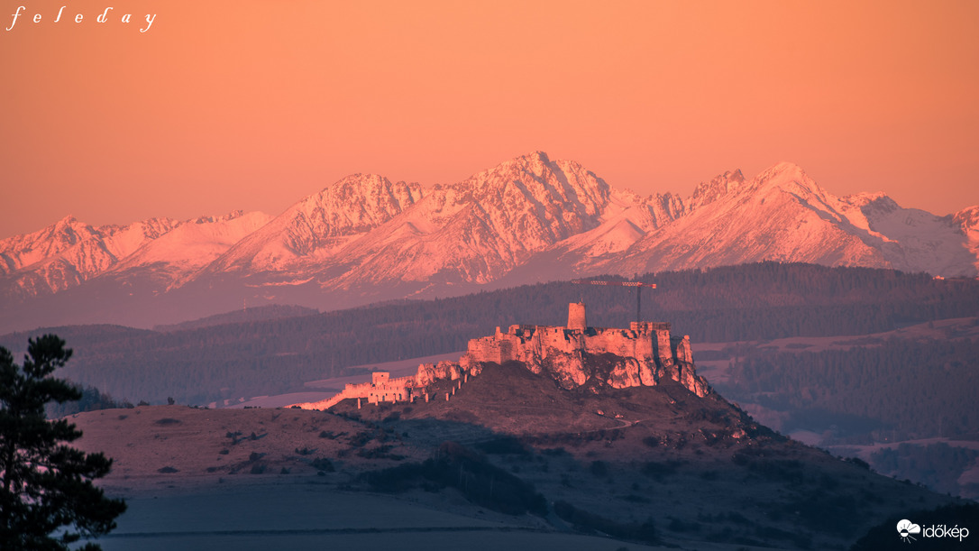 Szepesi vár és a Tátra