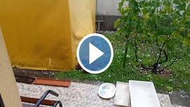 Debrecen - szupercella - jégeső