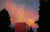 világító felhők 19h körül, Nagykanizsán