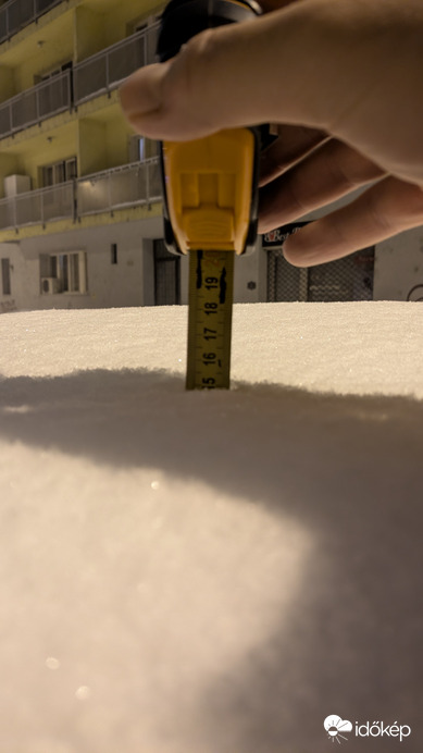 15cm hóvastagság