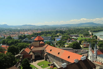 Esztergomi látkép a bazilika kupolájából 1