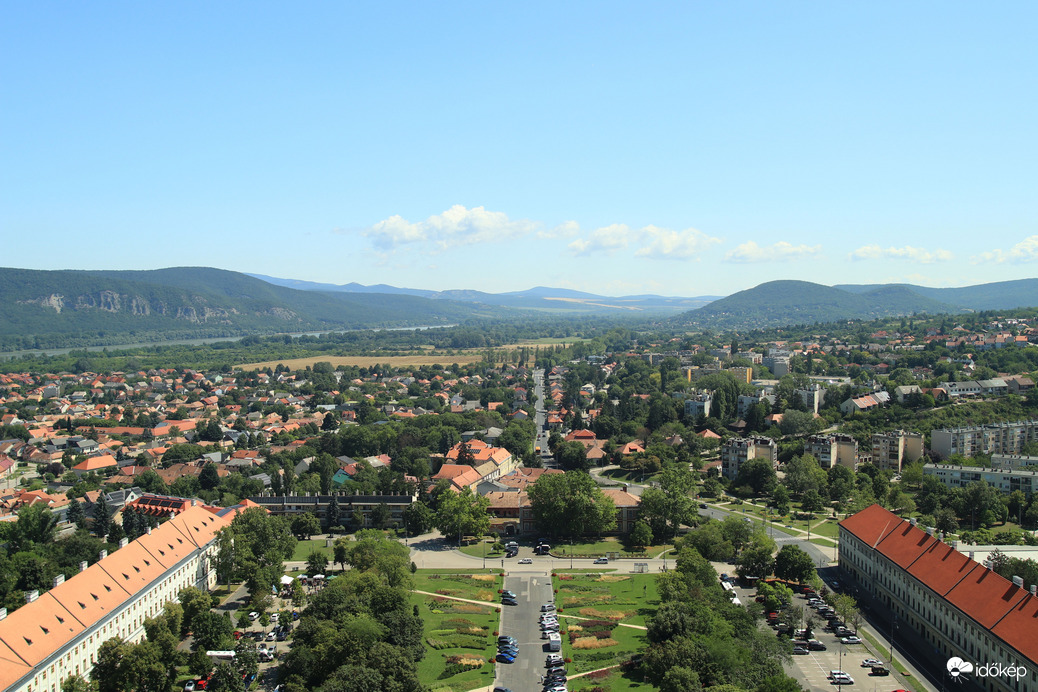 Esztergomi látkép a bazilika kupolájából 2