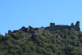 Szigligeti vár a kerékpárútról