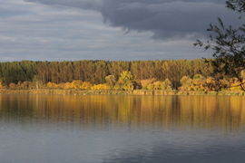 Naplemente a Kis-Balatonnál