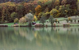 Őszi pompában a zalacsányi horgásztó