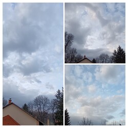 Derengő napsütés a vonuló felhők között