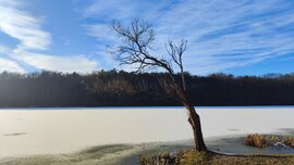 Befagyott Borostyàn-tó