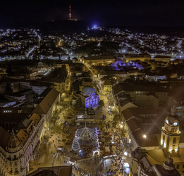 Pécsi adventi vásár megnyitója
