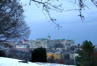 Havas, téli Budapest 