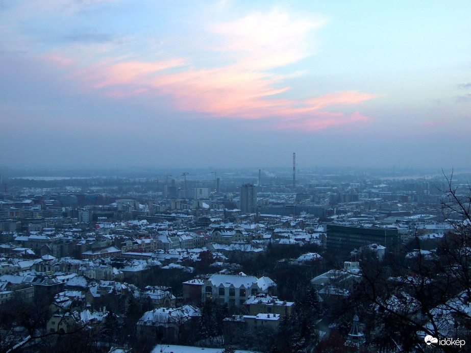 Havas, téli Budapest 