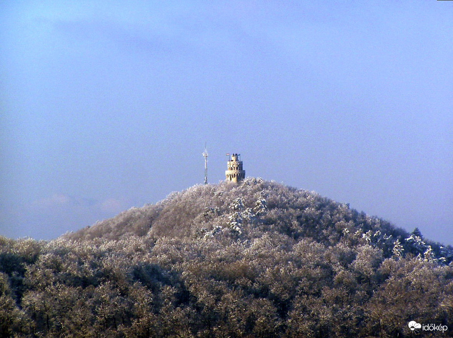 Megfagyott a János-hegy :) 
