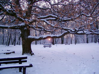 Régen, havas teleken... 