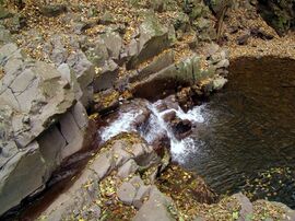 A Bükkös-patak zuhogója 