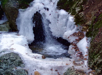 Jégverem a természetben 