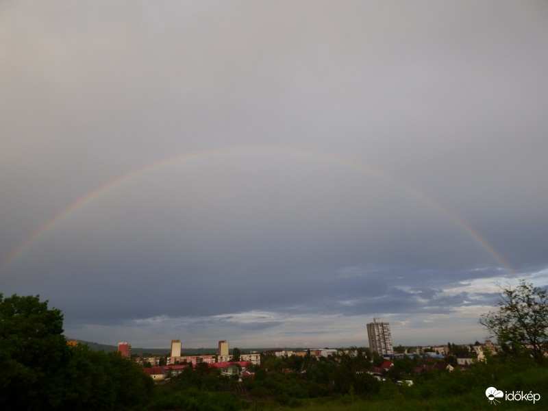 Teljes Szivárvány Gyöngyös fölött 2017.05.07.