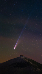 Látogató a Bjelašnica fölött