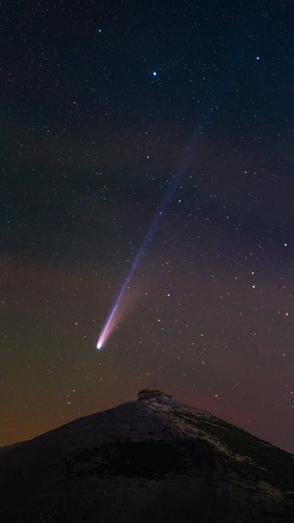 Látogató a Bjelašnica fölött