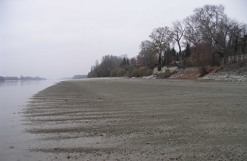 Alacsony vízállás a Dunán