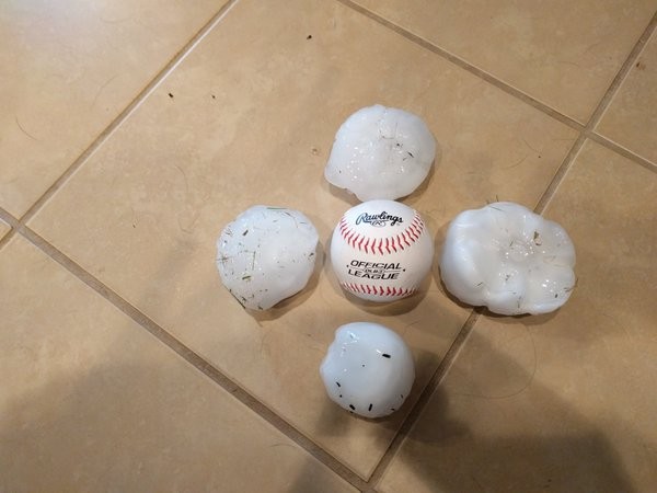 Hatalmas jégeső pusztított Texasban 2