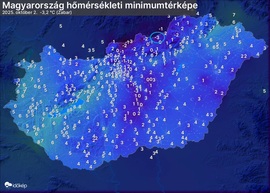 Időjárási grafikonok, térképek