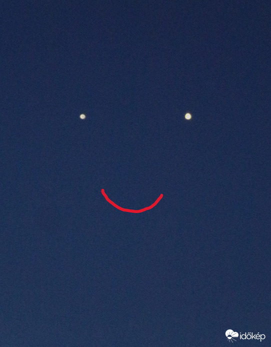 A Vénusz és a Jupiter együttállása a hajnali égen 08.11. :)