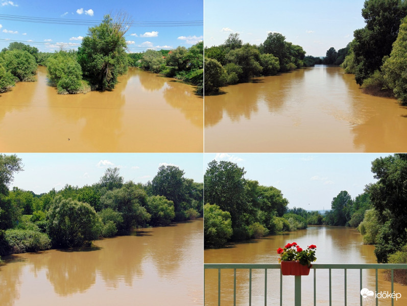 Zavaros vizű Hernád folyó