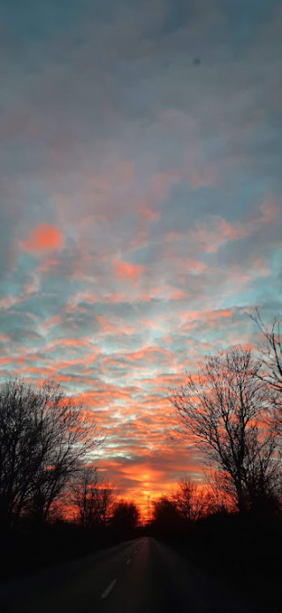 Csodás naplemente..