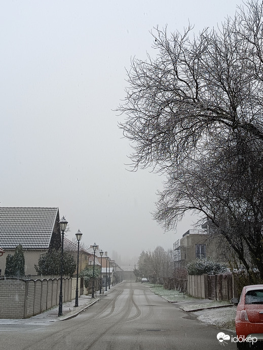 Mikulás havat is hozott