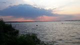 Tisza-tó alkonyatban