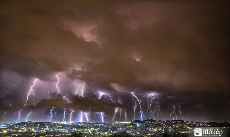 Budapest felett az ég