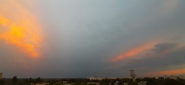 Szeged, alkonyban izzó kelet és nyugat :)