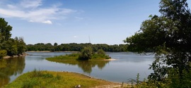 Bölcske, Duna kis szigettel 