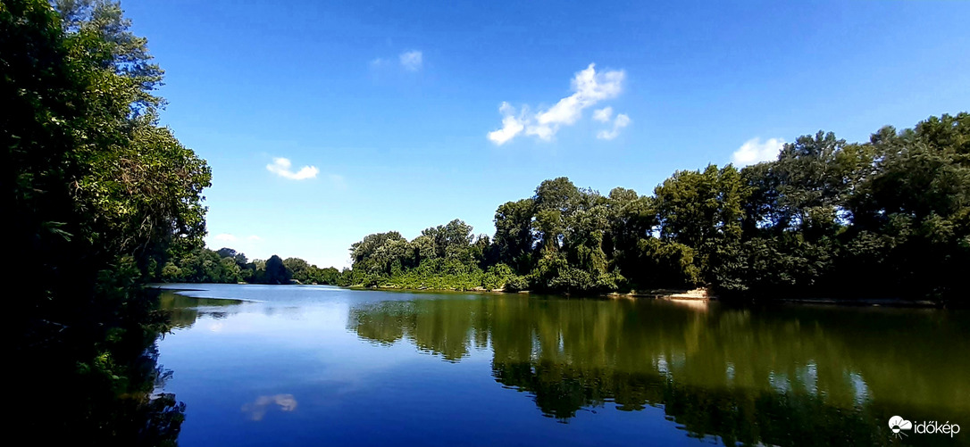 Algyő Tisza, 24°C kellemes nyári idő